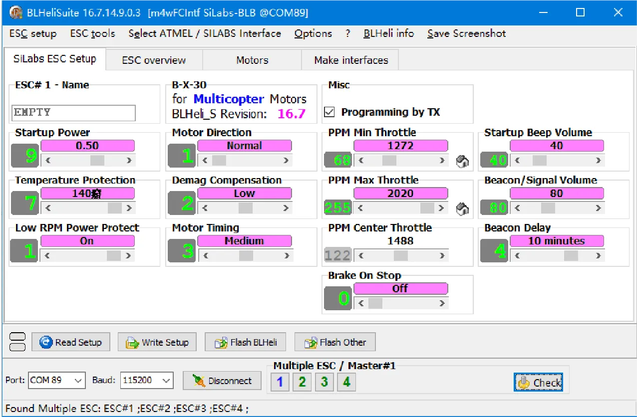 Supports BLS/Bluejay dual firmware switching