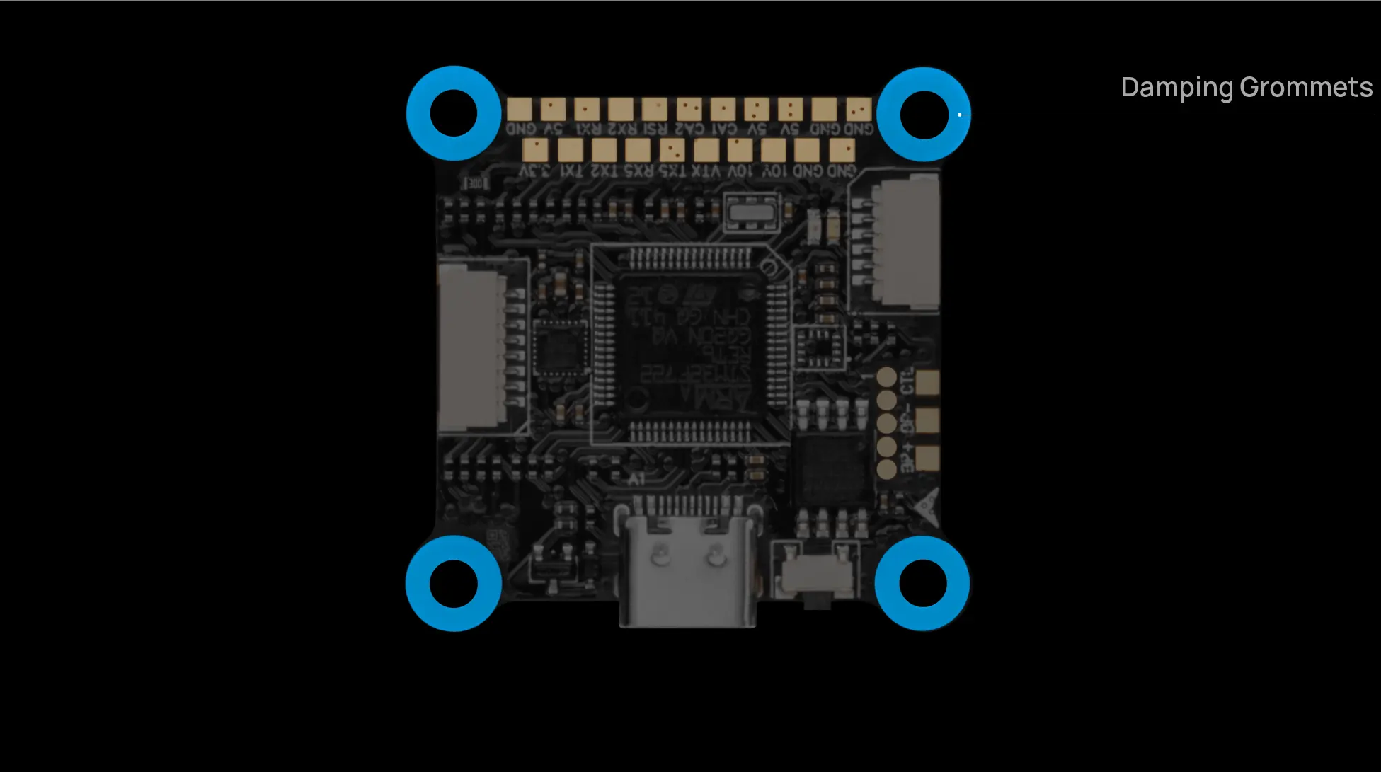 XRotor F7 Drone Flight Controller Damping Grommets
